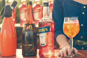 Come si beve il <br/> Cinzano To-Spritz